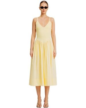 Torn By Ronny Kobo Monica Dress - Yellow