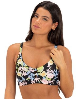 Hurley Over-the-shoulder Straps Bikini Top - Black