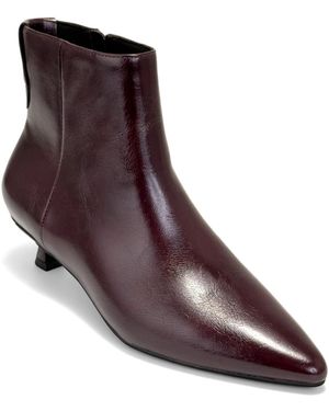 Aerosoles Rizah Kitten-heel Pointed-toe Dress Booties - Purple
