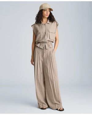 Kenneth Cole Sleeveless Vest - Natural