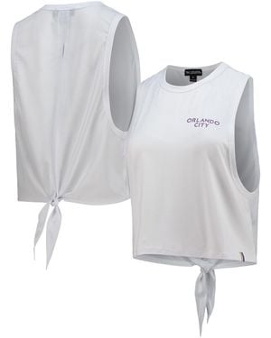 The Wild Collective Orlando City Sc Twist Back Tank Top - Gray