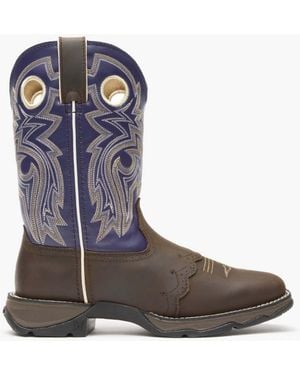 Durango Lady Rebel By Twilight N' Lace Saddle Western Boot - Multicolor