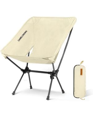 Piscifun Portable Camping Chair Folding Compact Lawn Lightweight Backpacking Chair - Natural