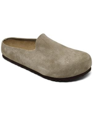 Birkenstock Amsterdam Wrapped Slip-on Suede Clogs From Finish Line - Brown
