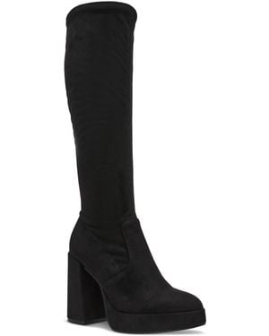 Steve Madden Twain Platform Knee-high Stretch Boots - Black
