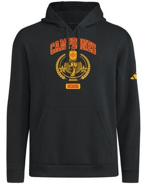 adidas Spain National Team 2026 Fifa World Cup Champions Trophy Hoodie - Black