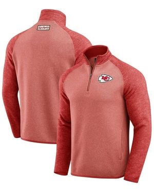 Fanatics Kansas City Chiefs Tonal Quarter-zip Jacket - Red