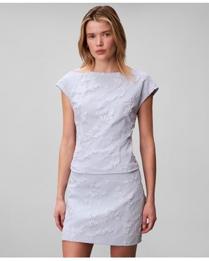 Calvin Klein Pull-on Mini Skirt - Blue