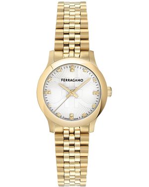 Ferragamo Swiss Duo Diamond (1/20 Ct. T.w. - Metallic