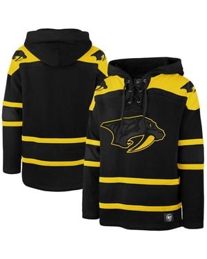 '47 Nashville Predators Fall Color Pop Lacer Hoodie - Black
