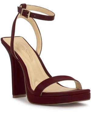 Jessica Simpson Adonia Two-piece Platform Dress Sandals - Brown