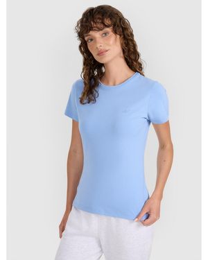4F Slim Plain T-shirt - Blue