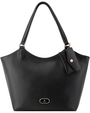 Nine West Lyra Multi Laptop Large Tote Bag - Black