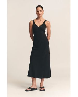 ST MRLO Tide Midi Dress - Black