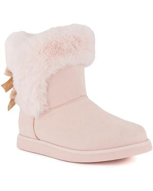 Juicy Couture King Cozy Cold Weather Booties - Pink