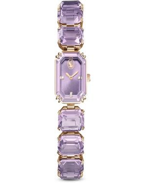 Swarovski Octagon Cut Bracelet Watch 23 X 17mm - White