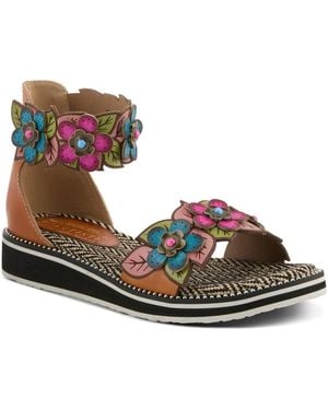 L'ARTISTE Spring Step Cruzer Sandal - Brown