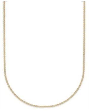 Macy's Macys Ice Chain Necklace In 10k - Metallic