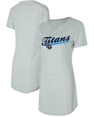 Concepts Sport Tennessee Titans Petition Knit Nightshirt - Blue