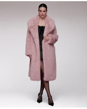 Avec Les Filles Oversized Long-sleeve Trench Jacket - Pink