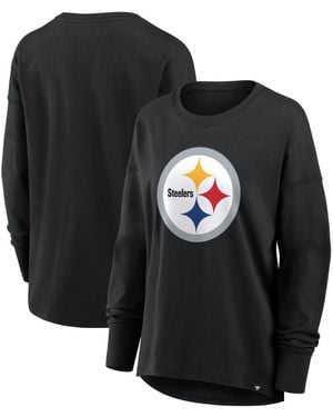 Fanatics Pittsburgh Steelers Essential Long Sleeve T-shirt - Black
