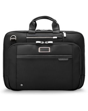 Briggs & Riley Work 2.0 Large Expandable Brief - Black