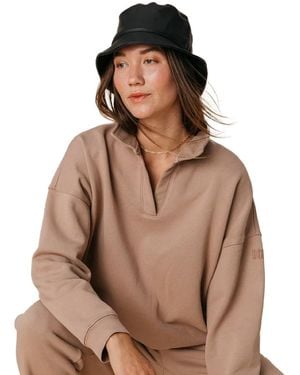 Ocio Organic Cotton Teddy Polo Crew - Brown