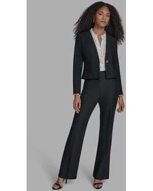 BCBGMAXAZRIA Open Front Jacket - Gray