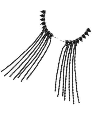 SOH Party Cuff Earrings - Black