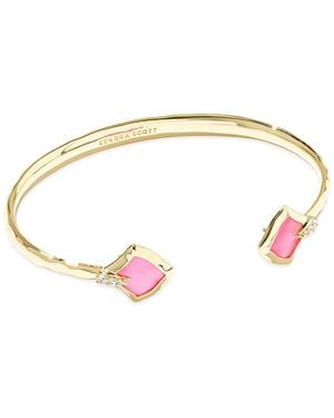 Kendra Scott Pave & Mother-of-pearl Cuff Bracelet - White