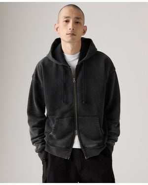 Levi's Full Zip Hooded Sweatshirt - Black