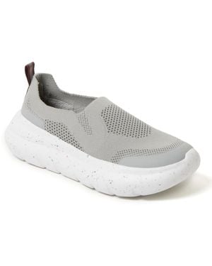 Dearfoams Regrind Crimson Lightweight Slip-on Sneaker - Gray