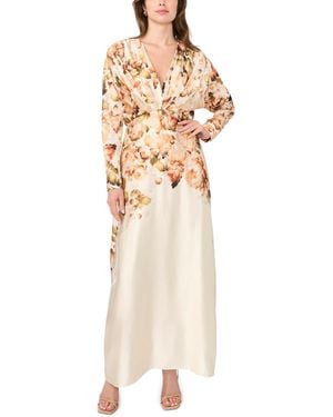 Parker V-neck Maxi Dress - Natural