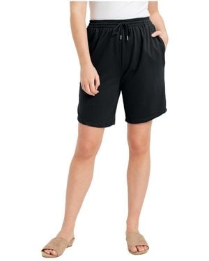 June + Vie June + Vie June + Vie French Terry Shorts - Black