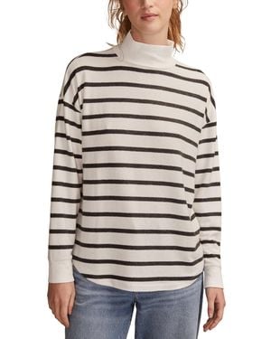 Lucky Brand Cloud Mock Neck Top - Gray