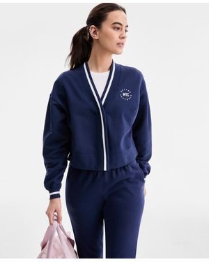 ID Ideology Graphic Fleece Cardigan - Blue