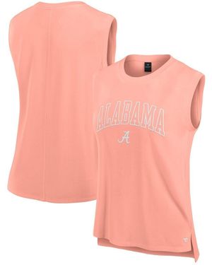 Fanatics Alabama Crimson Tide Studio Gym Tank Top - Pink