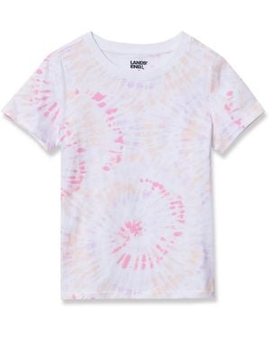 Lands' End Girls Short Sleeve Graphic Tee - Multicolor