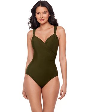 Miraclesuit Razzle Dazzle Siren Dd One Piece Swimsuit - Green