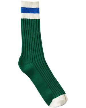 Cotton On Rib Stripe Socks - Green