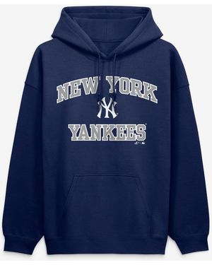 LOGO ATHLETIC New York Yankees Heart Soul Hoodie - Blue