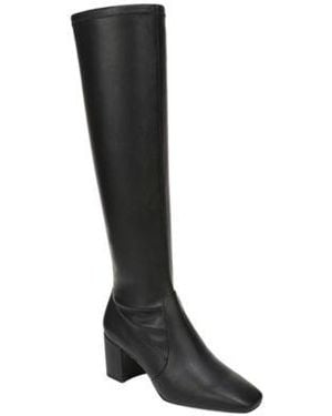 Franco Sarto Flexa Blix Square Toe Zip Tall Boots - Black