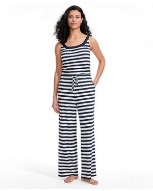 Lands' End Cooling 2 Piece Pajama Set - Blue