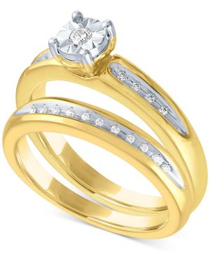 Promised Love Diamond Bridal Set (1/10 Ct. T.w. - Metallic