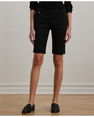 Ralph Lauren Twill Stretch Bermuda Shorts - Black