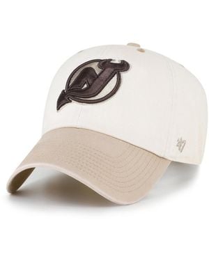 '47 New Jersey Devils Neutral Terrain Adjustable Baseball Cap - White