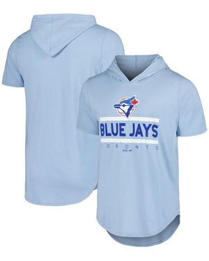 Majestic Toronto Jays Tri-blend Hoodie T-shirt - Blue