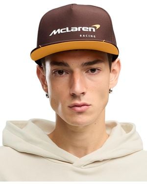PUMA Mclaren Racing Flat-brim Five-panel Snapback Baseball Cap - Brown