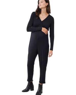 Ingrid & Isabel Ingrid + Isabel Maternity Everywear Long Sleeve Jumpsuit - Blue
