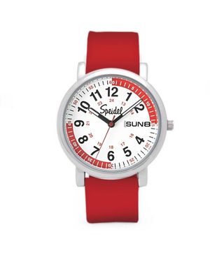 Speidel Scrub 30 Version 2 Pulsometer Watch - Red
